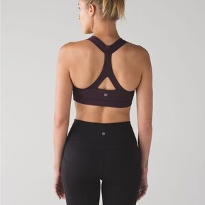 Lululemon grape high impact sports bra sz6